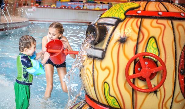 Kids play area at Riviera Centre Swimming Pool, Torquay, Devon