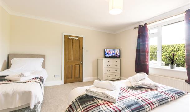 Family room at Roxedge, Torquay, Devon