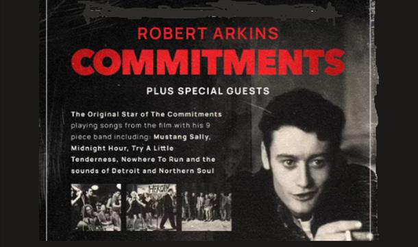 poster showing the artist and venue details.