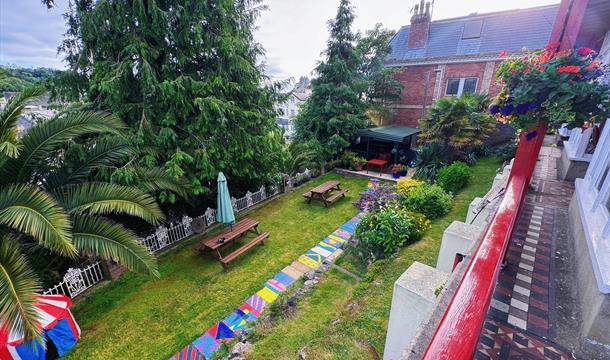 Garden, Robin Hill, Braddons Hill Road East, Torquay, Devon