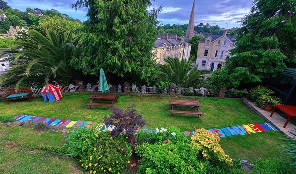 Garden, Robin Hill, Braddons Hill Road East, Torquay, Devon