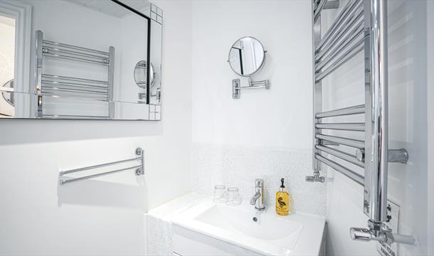 Room 2 Ensuite Bathroom with low profile walk-in shower