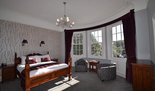 Bedroom at Lincombe Hall Hotel & Spa, Torquay, Devon
