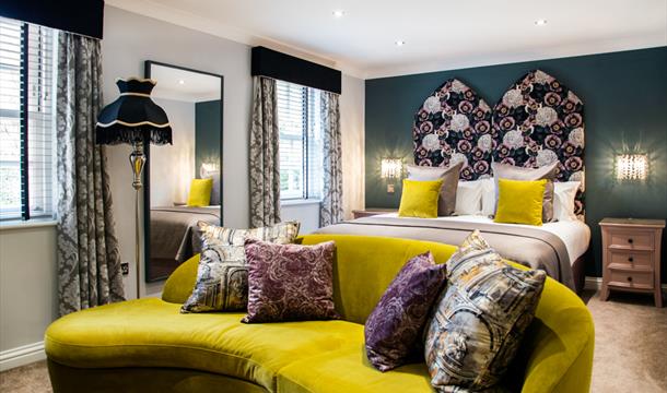 Interior double bedroom at Haytor Hotel, Torquay