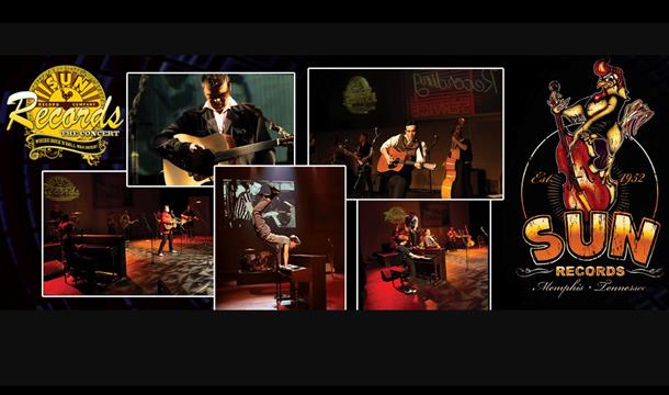 Sun Records logo and performers