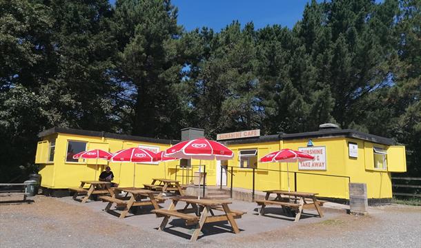 Outside seating, Sunshine Cafe, Paignton, Devon