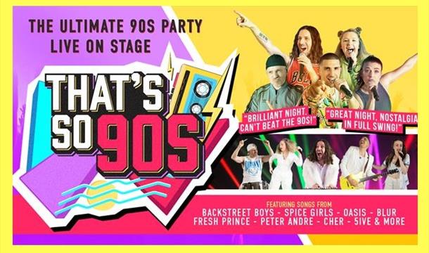 That's so 90's party poster