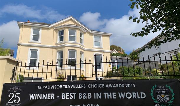 The 25 Boutique B&B, award winning bed & breakfast, Torquay, Devon