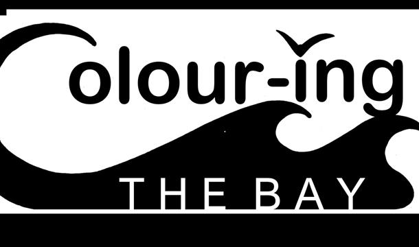 Colour-ing our coastline black and white logo, Torre Abbey.