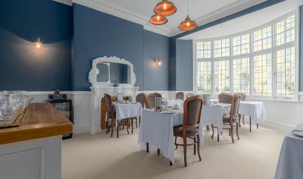 Dining Room at the Montana, Torquay, Devon