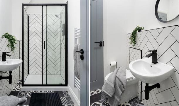 Shower Room, Torquay Heights Luxury Apartments, Babbacombe Road, Torquay, Devon