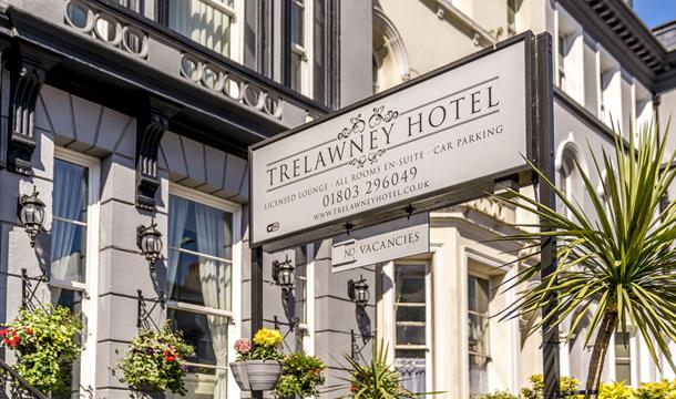 Outside - The Trelawney. Torquay, Devon