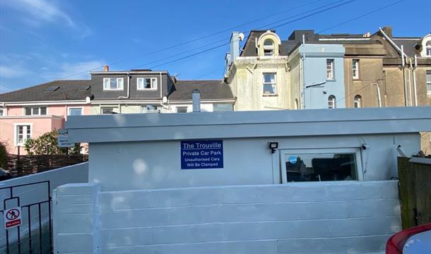 Car Parking at the rear of Trouville, Torquay, Devon