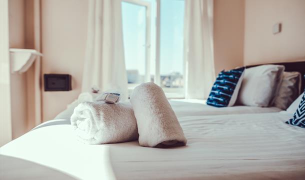 Bedroom, Beach Hotel Torbay, Paignton, Devon