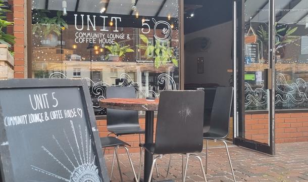 Exterior of Unit 5 Community Lounge & Coffee House, Victoria Square, Paignton