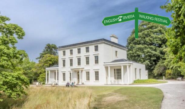 The exterior of Greenway House owned by the National Trust, Brixham, English Riviera.