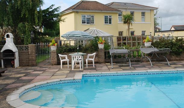 Pool at Westcourt Holiday Flats, Torquay, Devon