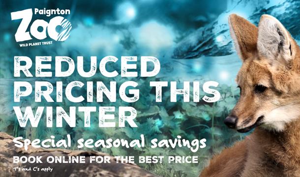 Paignton Zoo Reduced Pricing This Winter