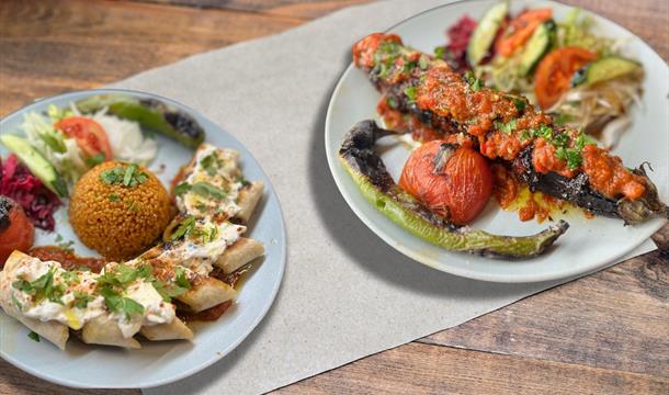 Meal served at Zuki's Authentic Turkish, 101 Union Street