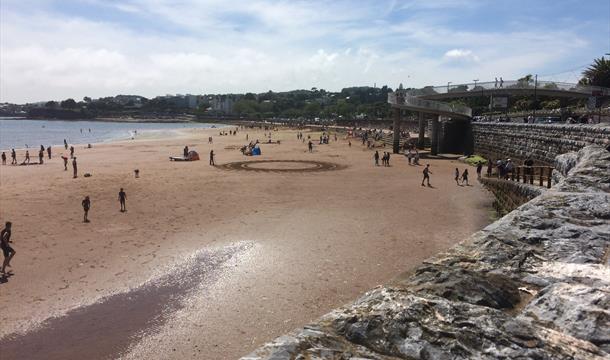 Abbey Sands 5 mins walk away, Torquay, Devon