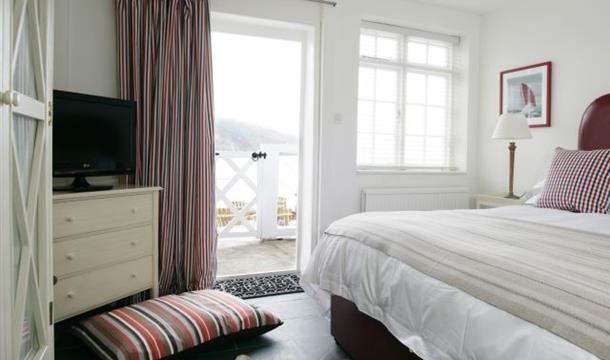 Bedroom at Cary Arms, Babbacombe, Torquay, Devon