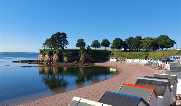 Beach Huts at Livermead Beach, Torquay, Devon