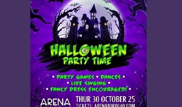 Halloween Party Time! Party games, dances, live singing, fancy dress encouraged!