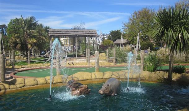 The Rhinos at Jungle Journey, Torquay, Devon