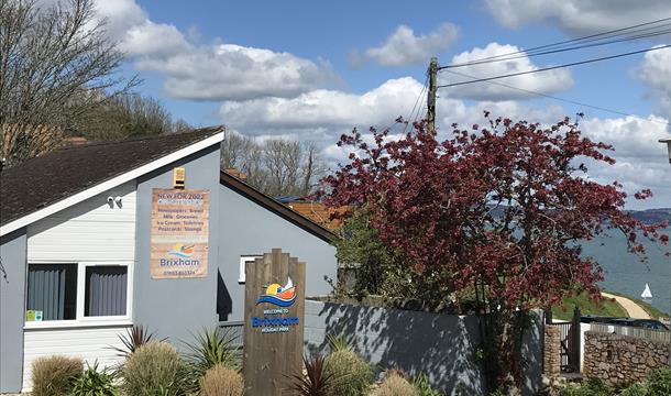 Brixham Holiday Park reception
