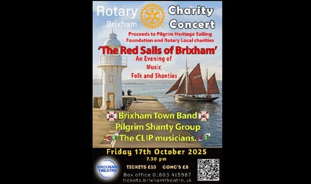 The Rotary Club of Brixham presents ‘The Red Sails of Brixham’