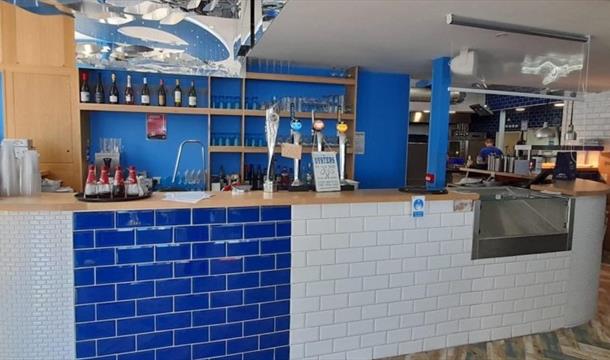 images of simply fish inside and plates of food