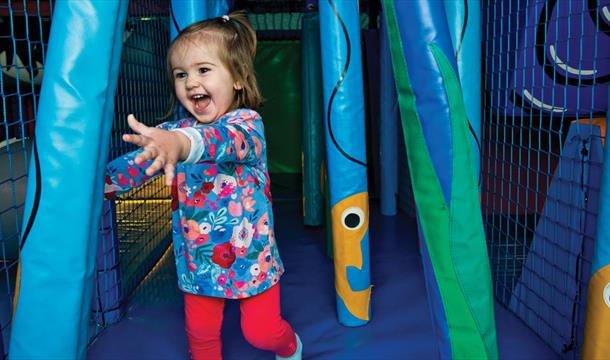 Soft play area at TLH Derwent Hotel, Torquay, Devon