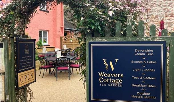 photos of weavers cottage and food