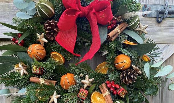 Christmas Wreath Making Workshop - Occombe Farm