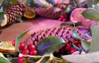 Wreath Making workshop, palace theatre stage left, paignton