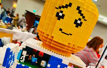 Big LEGO Figure, Torquay Brick Festival, Devon