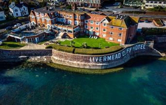 Outside Livermead Cliff Hotel Torquay, Devon