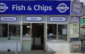 Outside, The Corner Chippy, Paignton, Devon