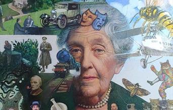 Exhibition - Tom Adams and Agatha Christie: Partners in Crime, Torre Abbey, agatha christie festival