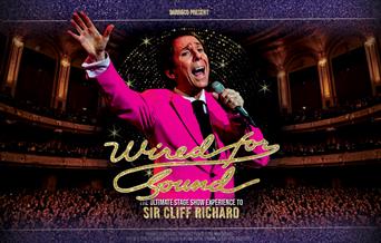 Wired for Sound - The Ultimate Cliff Richard Experience Babbacombe Theatre imaged of a Cliff Richard Impersonator on stage
