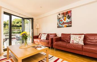 Living Room, 1 Middle Manor Cottages, Lower Manor Road, Brixham, Devon