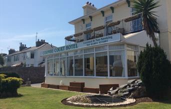 Conservatory at Coombe Court, Babbacombe, Torquay, Devon
