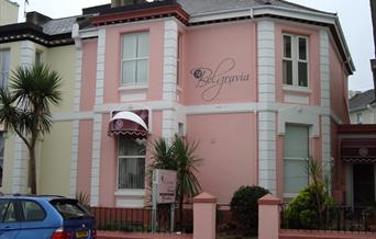 Entrance to 74Belgravia in Torquay, Devon