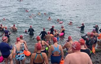 Agatha Christie Sea Swim, part of the Agatha Christie Fringe Festival
