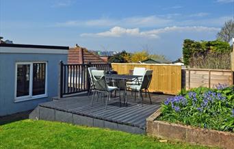 Appledore in Brixham, outside decked area