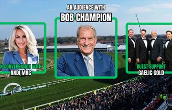 An Audience with Bob Champion, in conversation with Andi Mac, Guest support Gaelic Gold