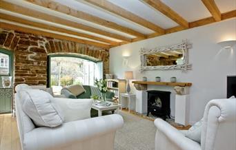 Lounge, Bay Tree Cottage, 2 Alston Farm Cottages, Brixham, Devon
