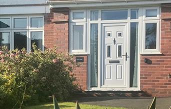 Front door of Beach Walk, Cliff Park Road, Paignton