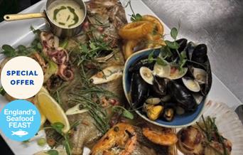 Seafood selection at Taste of the Sea at Beamers Restaurant