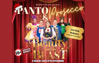 Bubbles & Boards presents… Panto & Prosecco, Arena Torquay